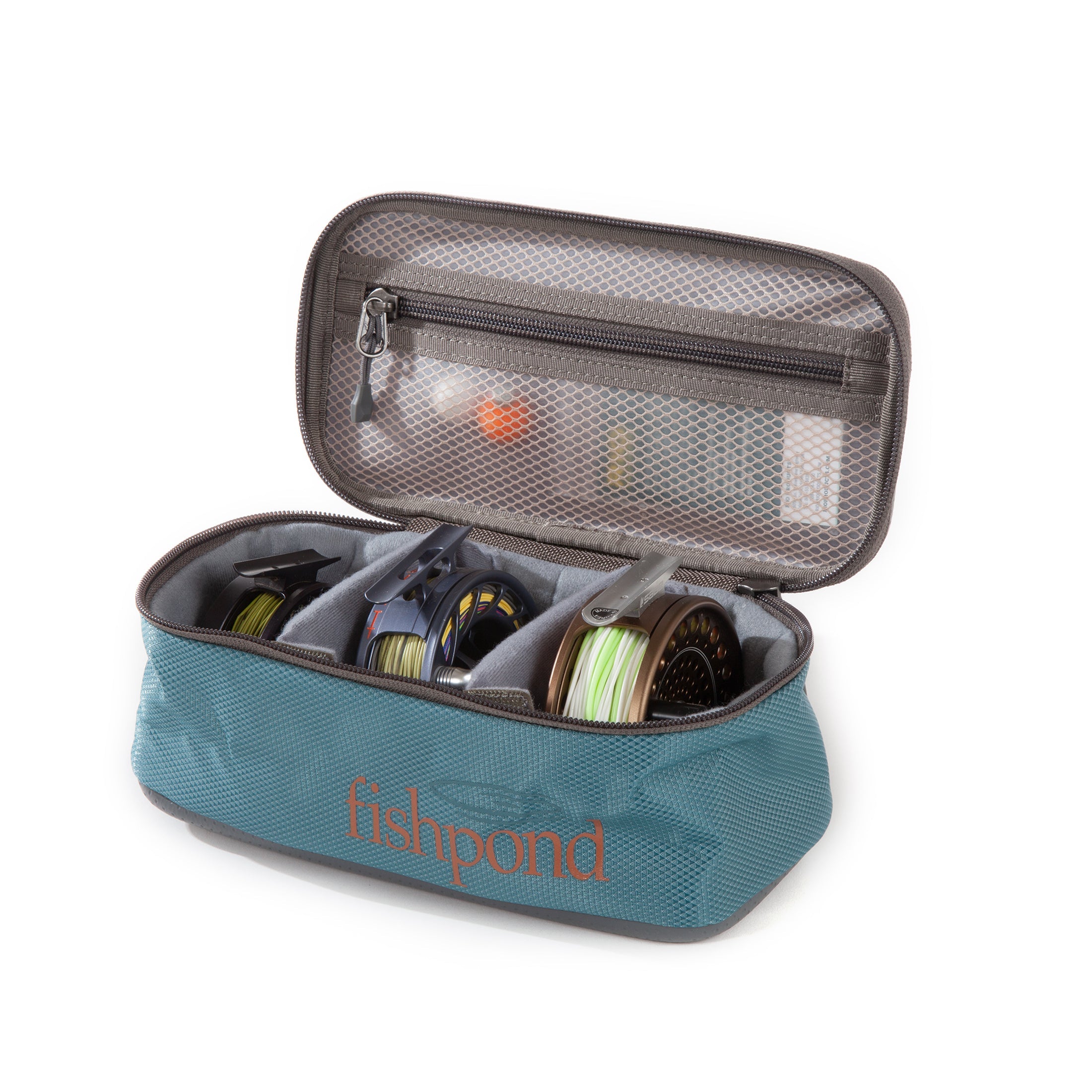backpack saltwater reel case Fishpond Ripple Reel Case (Medium, Tidal Blue)