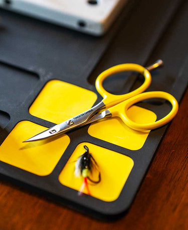 TUNGSEN CARBIDE CURVED ALL PURPOSE SCISSORS WITH PRECISION PEG