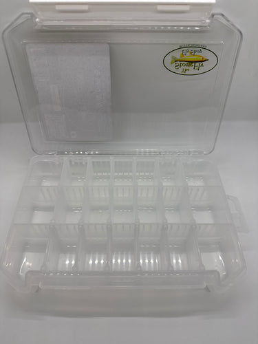 21 COMPT CLEAR CASE-DEEP