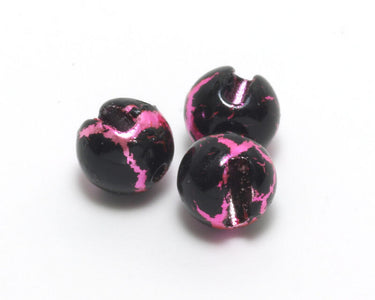CRACKLE SLOTTED TUNGSTEN BEADS