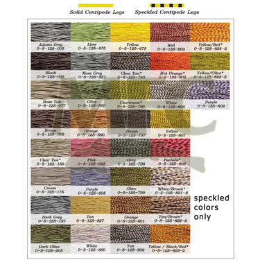 CENTIPEDE LEGS SPECKLED