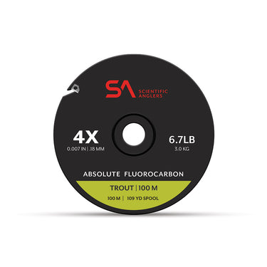 ABSOLUTE FLUOROCARBON TROUT TIPPET 100M