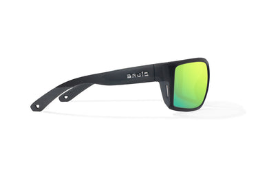 Bajio BALES BEACH - Black Matte/Green Mirror - Glass