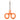 CROSSFIRE SCISSOR CLAMP 5" ORANGE TEXTURED RUBBER L;OOPS STRAIGHT