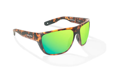 Bajio LAS ROCAS - Brown Tortoise Matte/Green Mirror - Poly
