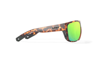 Bajio LAS ROCAS - Brown Tortoise Matte/Green Mirror - Poly