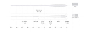 MAGNITUDE TEXTURED BONEFISH PLUS 10' CLEAR FLOAT TIP