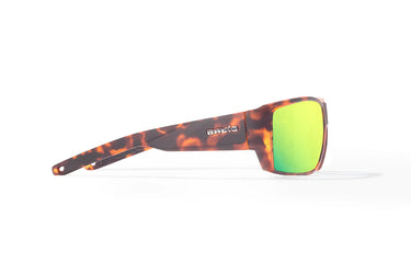 Bajio VEGA - Brown Tortoise Matte/Green Mirror - Poly
