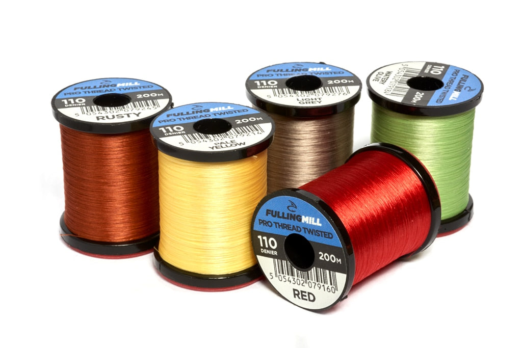 Single Fiber Thread PRO THREAD TWISTED 110 DENIER SINGLE SPOOL – The Stonefly